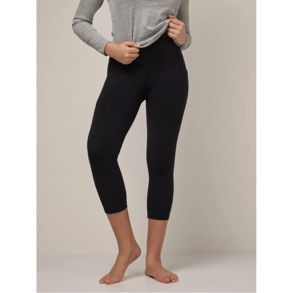 Vince Pants - Vince Wool Blend Ribbed Corduroy Capri Leggings‎ – Black, Size Small 🖤✨
